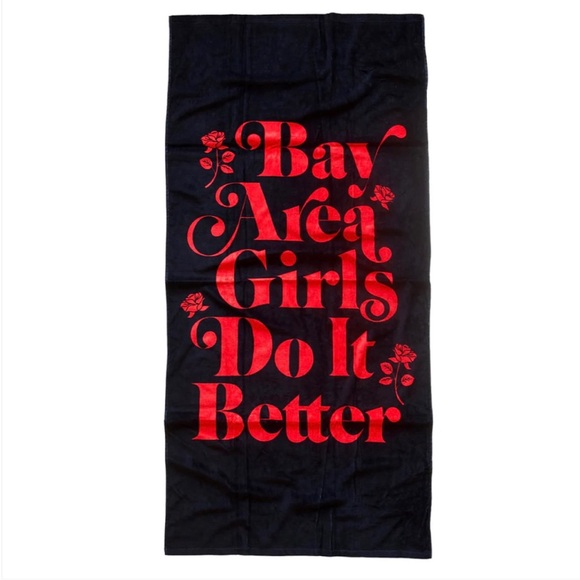 I.AM.GIA Accessories - EXTREMELY RARE bay area towel with flowers